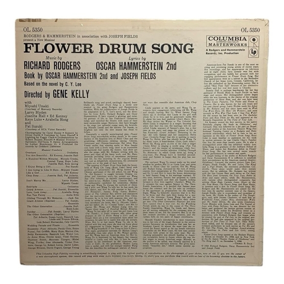 LP Rodgers & Hammerstein In Association With Joseph Fields - Flower Drum Song - Picture 2 of 2